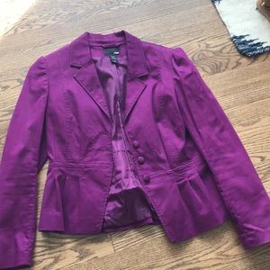 H&M purple blazer size 8